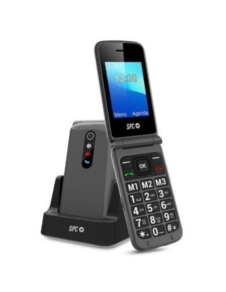 Teléfono Móvil SPC Stella 2 para Personas Mayores/ Negro