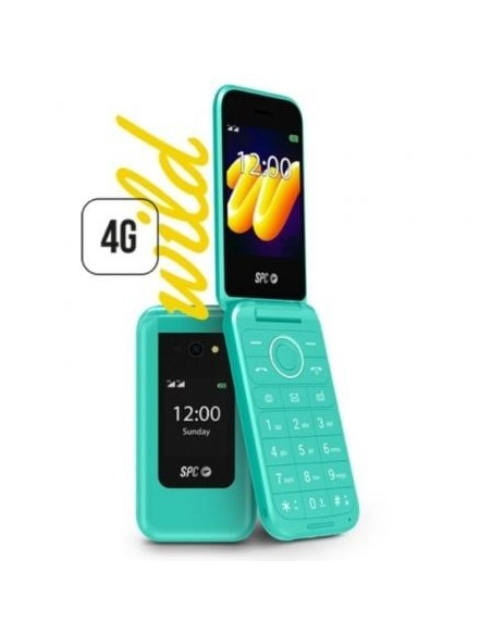 Teléfono Móvil SPC WILD para Personas Mayores/ 4G/ Verde