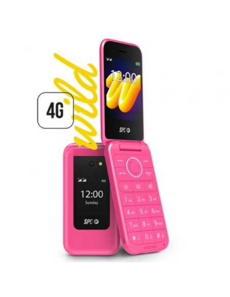 Teléfono Móvil SPC WILD para Personas Mayores/ 4G/ Rosa