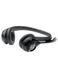 Logitech Auricular+Mic H390 USB Negro