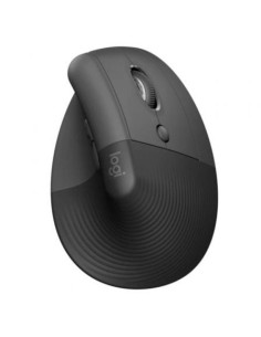 Ratón Vertical Inalámbrico por Bluetooth/ 2.4GHz Logitech Lift Vertical Ergonomic Mouse/ Hasta 4000 DPI/ Grafito