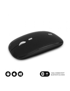 Ratón Inalámbrico por Bluetooth Subblim Dual Flat/ Batería recargable/ Hasta 1600 DPI