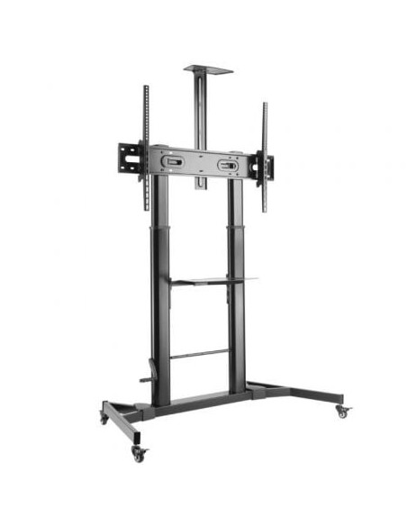 Soporte de Suelo Inclinable con Ruedas y Manivela Aisens FT100TE-171 para TV 60-100'/ hasta 100kg