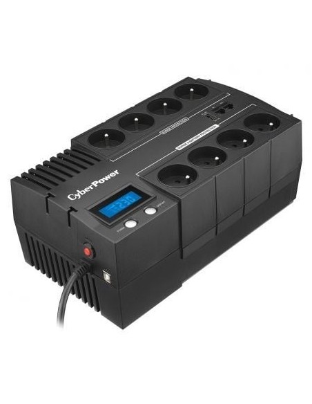 SAI Línea Interactiva Cyberpower BR700ELCD/ 700VA-420W/ 8 Salidas/ Formato Bloque