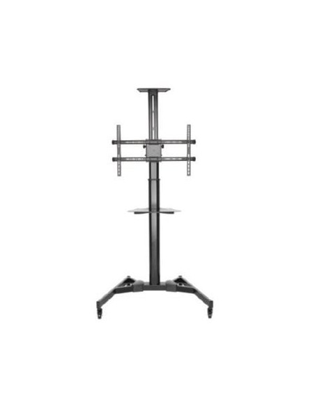 Soporte de Suelo Inclinable/ Giratorio con Ruedas Fonestar STS-4264N para TV de 37-70'/ hasta 50kg