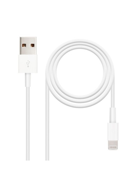 Nanocable Cable de datos/carga LIGHTNING/USB 1 M