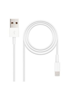 Nanocable Cable de datos/carga LIGHTNING/USB 2 M