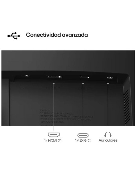 LG 24U421A-B monitor 23.8" FHD 1xHDMI curvo