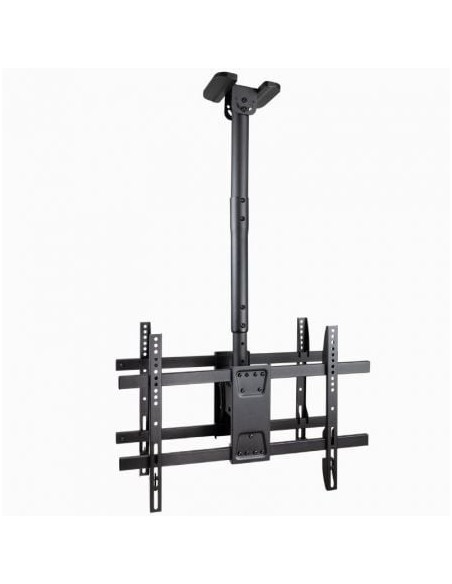 Soporte de Techo Giratorio/ Inclinable/ Nivelable TooQ LPCE2286TSLI-B para 2 TV de 43-86'/ hasta 100kg