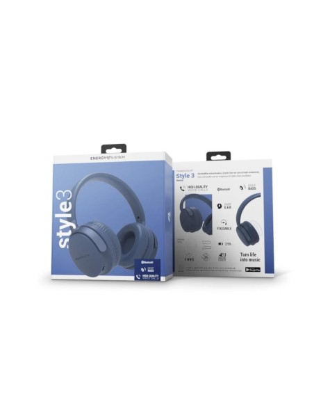 Energy Sistem Auriculares Style 3 Denim Bluetooth