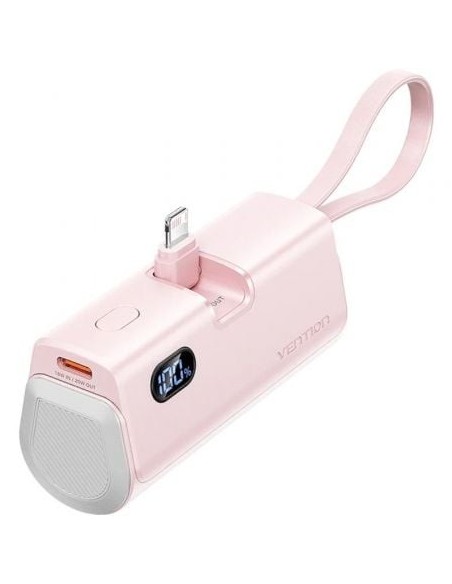 Powerbank 4800mAh Vention FHRP0/ 22.5W/ Rosa