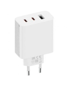 Cargador de Pared GaN Xiaomi 67W Gan Charger 2C1A 2xUSB Tipo-C/ 1xUSB/ 67W