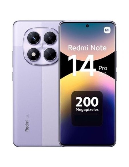 Smartphone Xiaomi Redmi Note 14 Pro 12GB/ 512GB/ 6.67'/ 5G/ Púrpura
