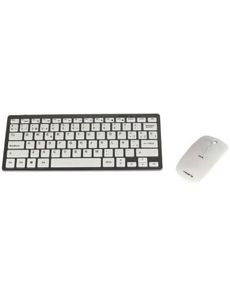 Teclado y Ratón Inalámbricos Tacens Levis Combo V2/ Blanco