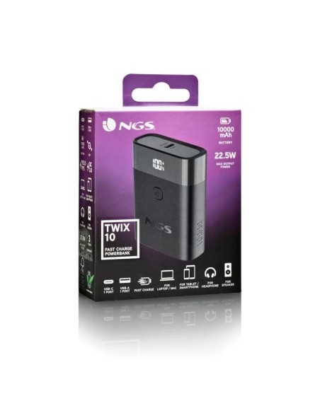 NGS BATERIA EXTERNA PORTATIL CARGA RAPIDA 22'5W