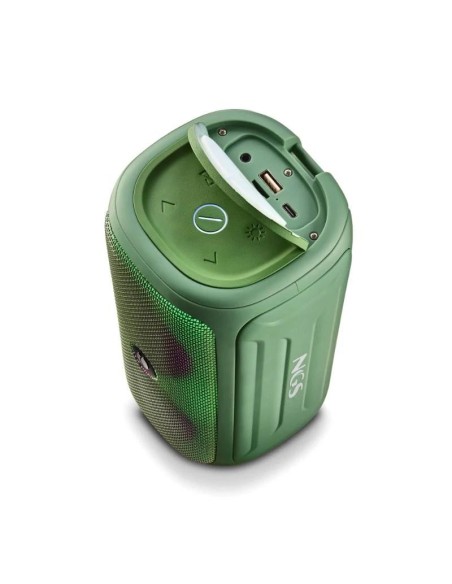 NGS ALTAVOZ PORTATIL BT RGB IPX5 ROLLERBEASTGREEN