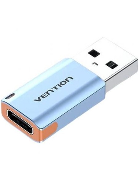 Adaptador USB 3.1 Vention CUAH0/ USB Tipo-C Hembra - USB Macho/ Azul