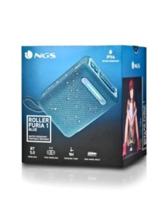 NGS Altavoz Rollerfuria1 BT RGB IPX6 Azul 15W 2