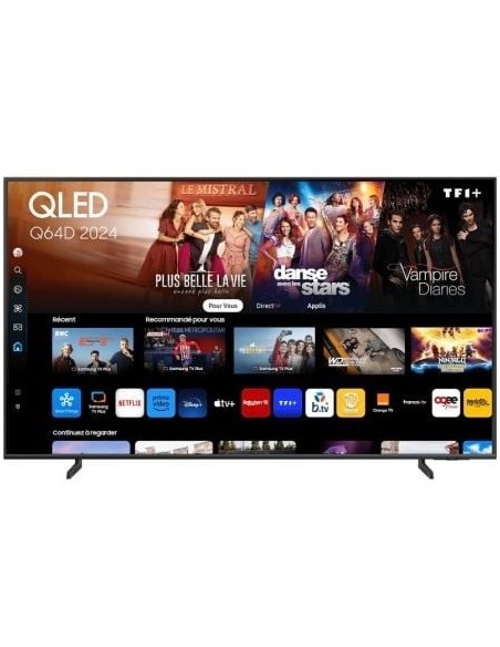 Televisor Samsung QLED Q64D TQ55Q64DAU 55'/ Ultra HD 4K/ Smart TV/ WiFi