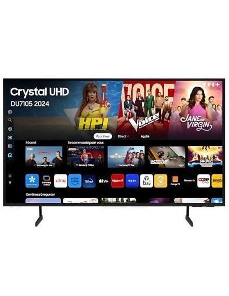 Televisor Samsung Crystal UHD TU55DU7105 55'/ Ultra HD 4K/ Smart TV/ WiFi