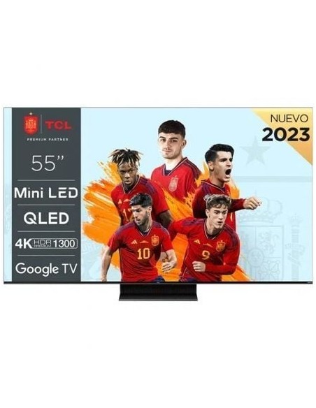 Televisor TCL QLED-Mini LED 55C805 55'/ Ultra HD 4K/ Smart TV/ WiFi