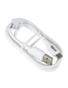 iggual cable USB-A/USB-C 100 cm blanco