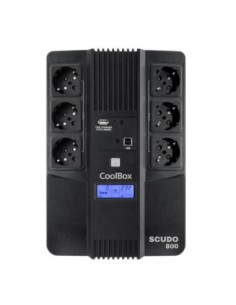 COOLBOX SAI SCUDO3 800VA/480W CON PANTALLA  LCD 2