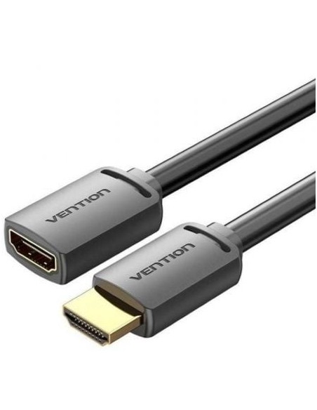 Cable Alargador HDMI 4K Vention AHCBH/ HDMI Macho - HDMI Hembra/ 2m/ Negro