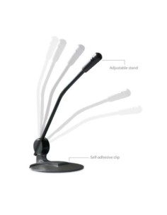 Ewent EW3550 Micrófono Multimedia Negro
