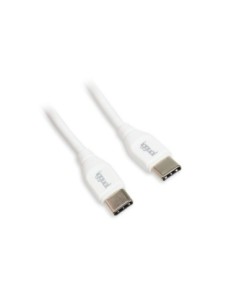 iggual Cable USB-C/USB-C 100 cm blanco Q3'0 3A