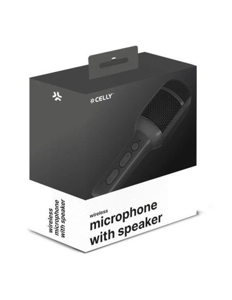 Celly Microfono para niños inalambrico Negro