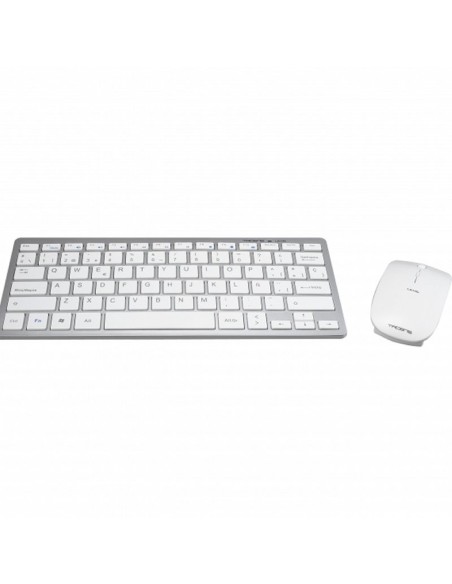 Tacens Levis Teclado+Ratón Inalámbrico Blanco Ultr