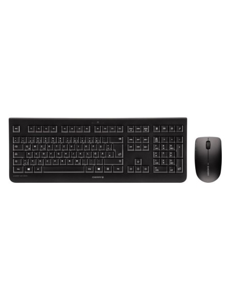 Cherry Teclado+Ratón Inalámbrico Inglés DW3000 Neg