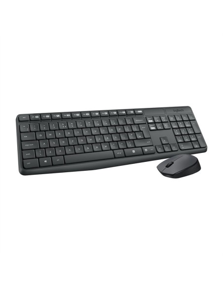 Logitech MK235 Teclado y ratón Inalámbrico Gris