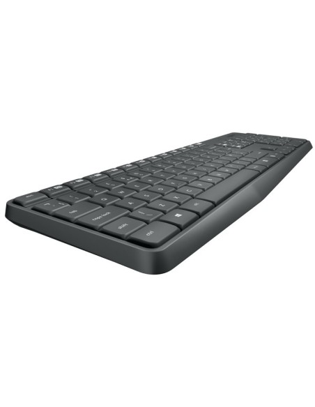 Logitech MK235 Teclado y ratón Inalámbrico Gris