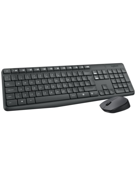 Logitech MK235 Teclado y ratón Inalámbrico Gris