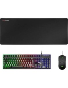 Mars Gaming Combo MCPX GAMING 3IN1 RGB Negro