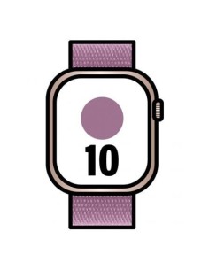 Apple Watch Series 10/ GPS/ 46mm/ Caja de Aluminio Oro Rosa / Correa Loop Deportiva Ciruela