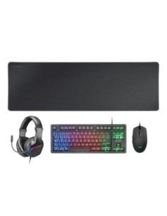 MARS GAMING Combo Gaming MCP-RGB3 4EN1 Negro