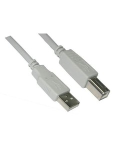 Nanocable Cable USB 20 A/M-B/M, Beige, 18 m