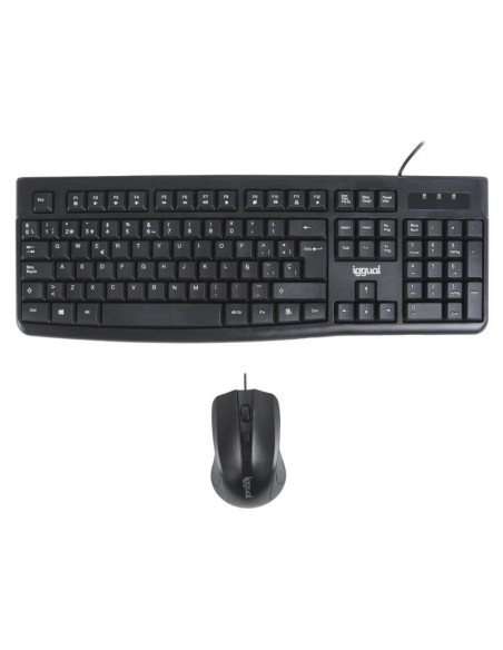 iggual Kit teclado y ratón CMK-BUSINESS2 negro