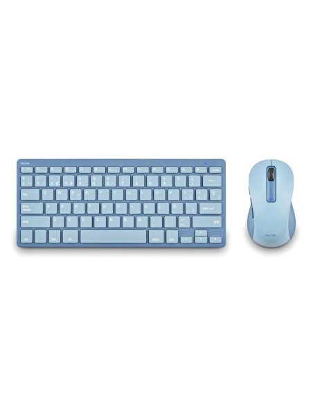 NGS KIT TECLADO Y RATON MULTIFUNCION RECARG AZUL
