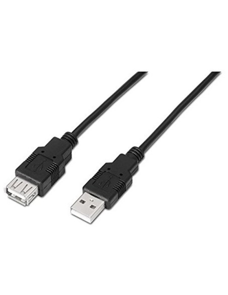 Nanocable Cable USB 20 Tipo-A M/H P Negro 1,8 m