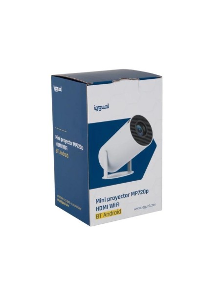 iggual Mini proyector MP720p HDMI WiFi BT Android