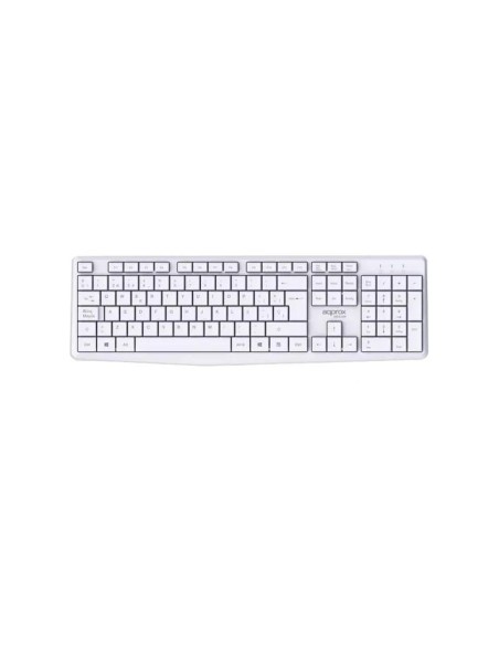 APPROX Teclado+raton inalamb X420W 1000DPI Blanco